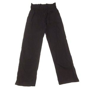 Joe's Jeans Womens The Brinkley Linen Paperbag Dark Navy Highrise Pants Sz Med